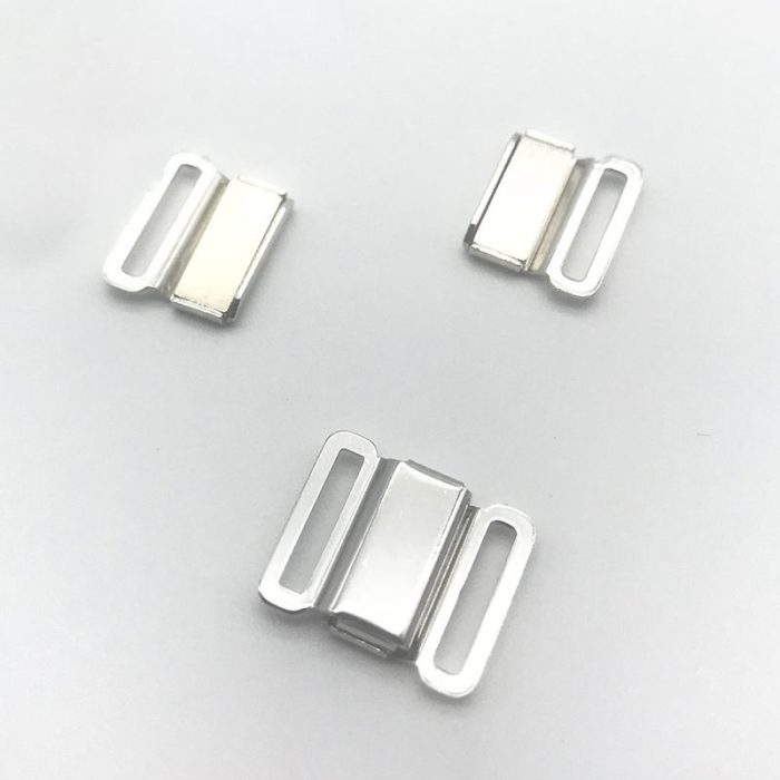 Upgrade your collection with our premium Alloy Front Closure Buckle. This versatile piece combines fashion and function, offering an adjustable, secure closure perfect for high-end swimwear and lingerie. Its durable, corrosion-resistant construction ensures product longevity, while the sleek silver finish provides a universally appealing aesthetic. An excellent choice for brands looking to add value and a custom-fit feature to their designs.