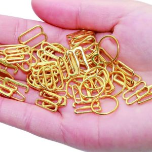 Unlock the secret to perfectly fitting bras and tops! Our 12mm Bra Hardware Kit gives you the power to customize every strap. This all-in-one set includes the 3 key pieces professionals use: