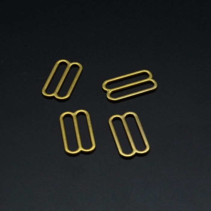 8x High-Quality Zinc Alloy Strap Sliders Zinc alloy offers a perfect balance of strength and a smooth, polished finish, ensuring your garments look and feel professional.